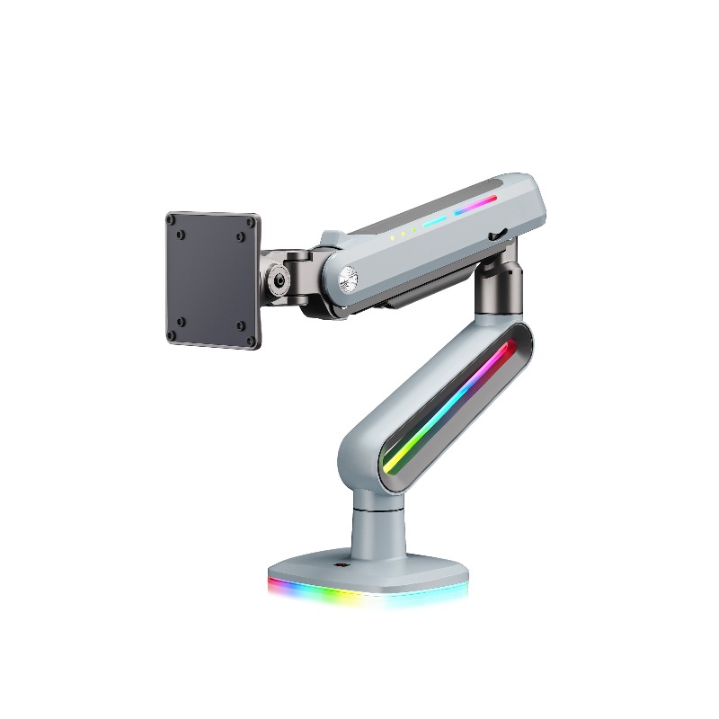 Monitor Arm Single - F6-XV Black Aluminum Single Monitor Arm