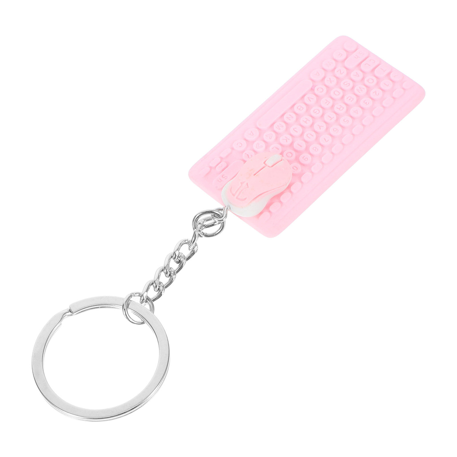 Tech Accessories Backpack - Mini Keyboard and Mouse Keychain Cute