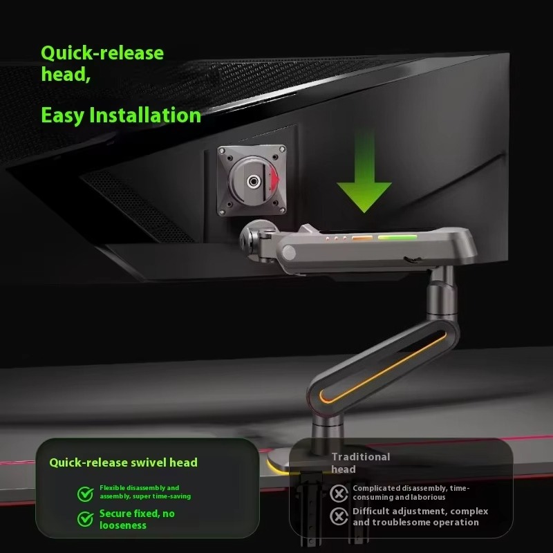 F6-XV Black Aluminum Single Mo - Monitor Arm Single recension och pris
