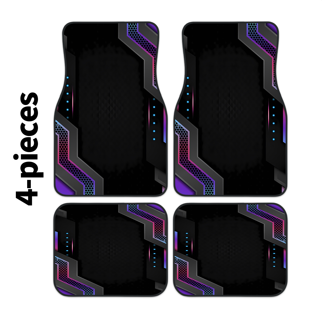 4pcs 2D High-Tech Frame Printe - Tech Accessories Luxury recension och pris