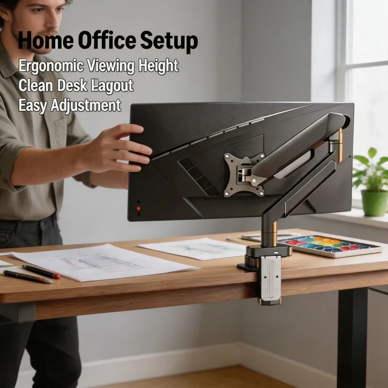 Single Monitor Mount Bracket f - Monitor Arm Single recension och pris