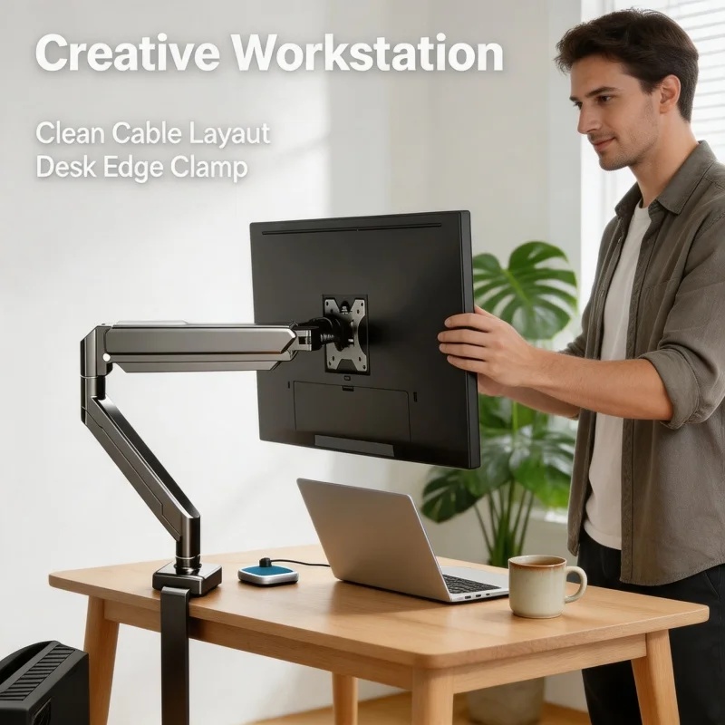 Single Monitor Mount Bracket f - Monitor Arm Single recension och pris