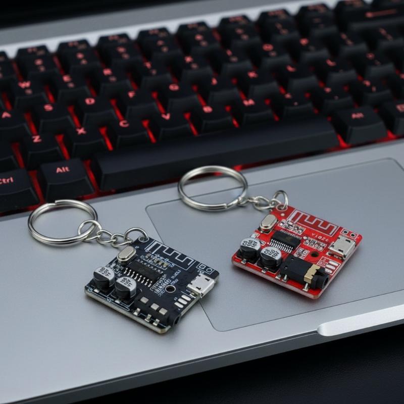 Circuit Board Keychain Minimal - Tech Accessories Backpack recension och pris